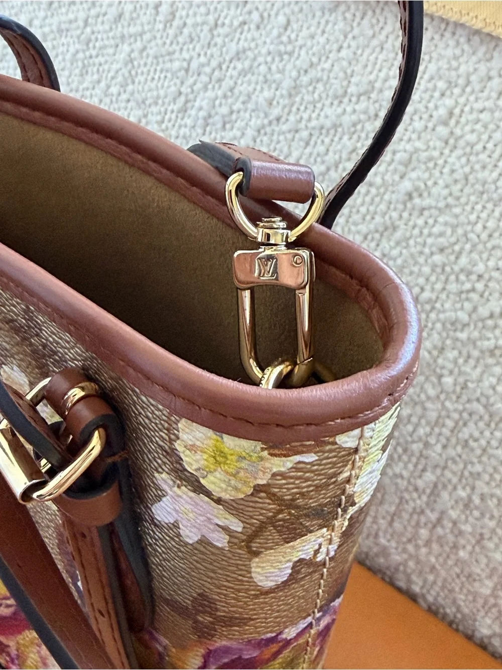 Louis Vuitton Nano Crossbody Bag And Pouch